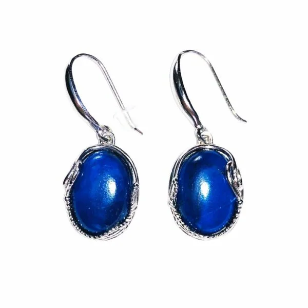 Boucles d'Oreilles Capucine Lapis-Lazuli & Argent 925